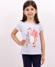 Kız Çocuk Tişört Flamingo Baskılı