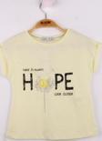 Toontoy Kız Çocuk Hope Baskılı Tişört