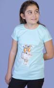 Toontoy Kız Çocuk Baskılı Tişört
