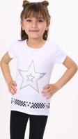 Toontoy  Kız Çocuk T-Shirt Yıldız Baskı