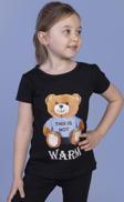 Toontoy Kız Çocuk Ayıcık Baskılı Tişört