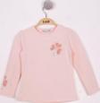 Toontoy Kız Çocuk Yonca Nakışlı Sweatshirt