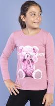 Toontoy Kız Çocuk Ayıcık Baskılı Tişört