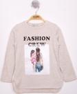 Toontoy Kız Çocuk Fashion Baskılı Tişört