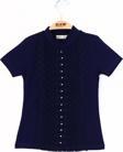 Toontoy Kız Çocuk Önü Dantelli İnci Detaylı T-Shirt