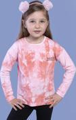 Toontoy Kız Çocuk Batik Desenli Tişört