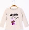 Toontoy Kız Çocuk Çevirmeli Pul Detaylı Sweatshirt