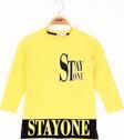 Toontoy Kız Çocuk Stay One Baskılı Tişört