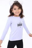 Toontoy Kız Çocuk Baskılı Tişört