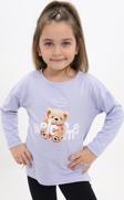 Toontoy Kız Çocuk Baskılı Tişört