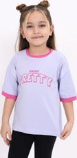 Toontoy Kız Çocuk Baskılı Tişört
