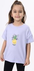 Toontoy Kız Çocuk Baskılı Tişört