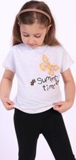 Toontoy Kız Çocuk Summer Time Baskılı Tişört