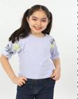 Toontoy Kız Çocuk Street Baskılı Tişört
