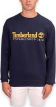 Timberland Tb0A27Hc Wwes Crew Neck Sweat Rglr Lacivert Erkek Sweatshirt
