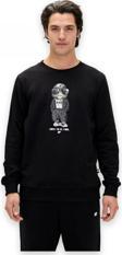 Bad Bear 24.02.12.019 Gator Crewneck Sweat Siyah Erkek Sweatshirt