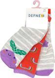 Defne Baby 3Lü Bebek Çorabı K018-22