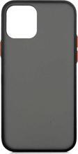 iPhone 12 Mini Kılıf Mat Yüzey Renkli Kenar Silikon