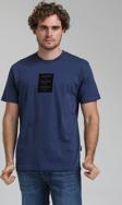 Bisiklet Yaka İndigo Slim Fit Tişört 23SSM20288