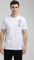 Bisiklet Yaka Beyaz Slim Fit Tişört 23SSM20299