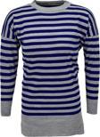 Kadın Çizgili Oversize Kazak BGL-ST04083