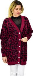 Kadın Leopar Desen Hırka 101002 BGL-ST04079