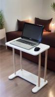 Peka Yüksek Kalite Tekerlekli Laptop Sehpası Kahvaltı Masası Yan Sehpa