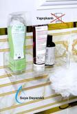 Homeside Yapışkanlı Şeffaf Banyo Rafı - Şampuanlık & Sabun Organizer Set
