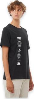 Salomon Lc2232900 Logo Combo Ss Tee W Siyah Kadın T-Shirt