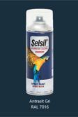 Selsil Sprey Boya Antrasit Gri 400 Ml