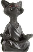 Dekoratif Yoga Yapan Kedi Biblo Meditasyon Kedi Heykeli Ev Dekoru