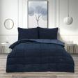 Schafer Home Deluxe Çift Kişilik Yorgan Seti 3'Lü İndigo