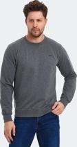 Slazenger ORVAR IN Erkek Sweatshirt Koyu Gri