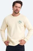 The Crow LIFE Erkek Sweatshirt Bej