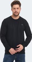 Slazenger ORVAR IN Erkek Sweatshirt Siyah