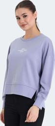 Slazenger VITAL OVERSIZE Kadın Sweatshirt Lila