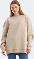 Slazenger VADIM Oversıze Kadın Sweatshirt Bej