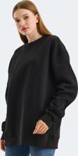 Slazenger VADIM Oversıze Kadın Sweatshirt Siyah
