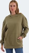 Slazenger VIOLENCE Kadın Sweatshirt Haki