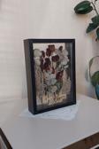 Verda Çerçeve İsimli 25X35 Cm Çift Yönlü Derin Gül Çerçevesi! Gelin Buketi Çerçevesi!