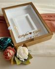 Hobicehayaller 25X35 İsimli Ve Ledli Fotoğraf Bölümlü Anı Çerçevesi! Plastik Yeni Moda Gül Kutuları!