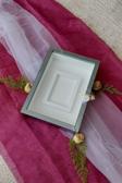 Verda Çerçeve 25X35 Cm Füme Renkli Fotoğraf Alanlı Model Tasarım Gül Kutusu Anı Çerçevesi! Isimsiz Ledli!