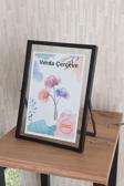 Verda Çerçeve 13X18 Cm Metal Çerçeve! Şık Dekoratif Fotoğraf Çerçevesi! Ayaklı Çift Camlı Çerçeve
