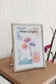 Verda Çerçeve 13X18 Cm Metal Çerçeve! Şık Dekoratif Fotoğraf Çerçevesi! Ayaklı Tek Camlı Çerçeve