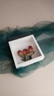 Verda Çerçeve 25X25 Cm Verda Anı Çerçevesi-7 Cm Derinlikli Anı Çerçevesi Gül Kutusu