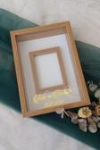 Verda Çerçeve Yeni Model 25X35 Cm Bambu Isimli Ledsiz Fotoğraf Alanlı Model Tasarım Gül Kutusu Anı Çerçevesi!