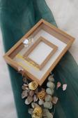 Verda Çerçeve 25X35 Cm Bambu Yatay Fotoğraf Alanlı Model Tasarım Gül Kutusu Anı Çerçevesi! Isimli Ledli