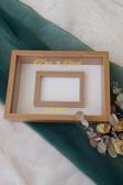 Verda Çerçeve 25X35 Cm Bambu Yatay Fotoğraf Alanlı Model Tasarım Gül Kutusu Anı Çerçevesi! Ayna Çerçeve!
