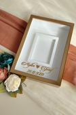 Hobicehayaller 25X35 Cm I?Simli Fotoğraf Bölümlü Anı Çerçevesi! Yeni Moda Gül Kutuları! Söz Çiçeği Tasarımı!