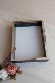 Verda Çerçeve 30X40 Cm Derin Siyah-Gümüş Özel Gün Çiçekleri Için Anı Çerçevesi! Gül Çerçeve Kutusu!